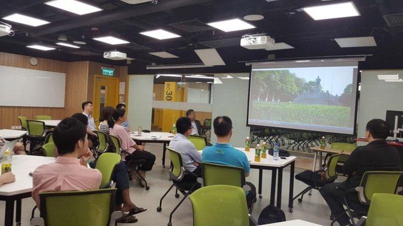 香港理工大学招聘宣讲会现场